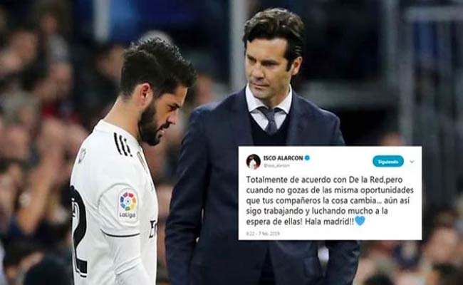 إيسكو ينتقد مدرب ريال مدريد