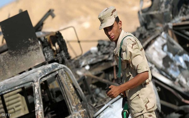 هجوم إرهابي في شمال سيناء أسفر عن مقتل سبعة من المهاجمين ومقتل وإصابة 15 من الجيش المصري
