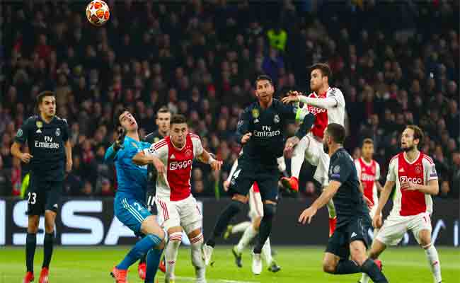 أجاكس يقصي ريال مدريد في دور الثمن