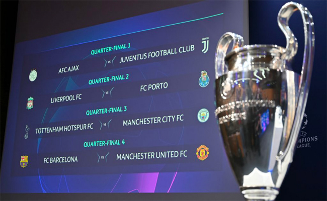 برشلونة يقابل اليونايتد في الربع