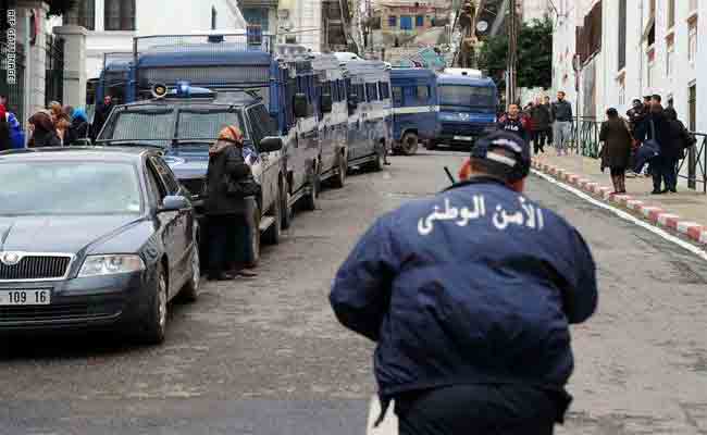 الأمن يوقف 195 شخصا على هامش المسيرات الشعبية بالعاصمة