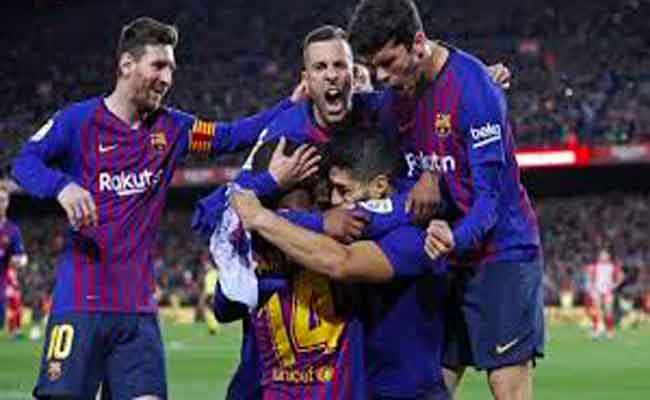 برشلونة يتوج بلقب الليغا