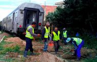 التقلبات الجوية تتسبب في انحراف  قطار لنقل المسافرين بمستغانم