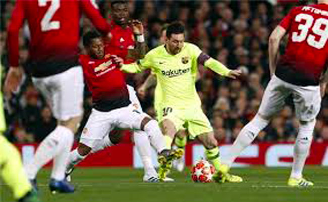 برشلونة يفوز على اليونايتد