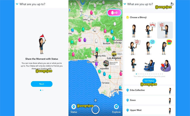 سناب شات تستوحي من فورسكوير