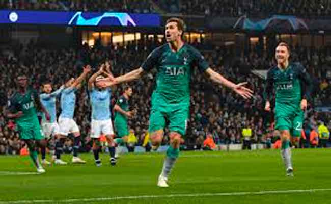 توتنهام يخرج السيتي من دوري الأبطال
