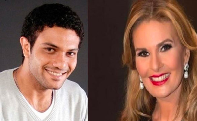 يسرا تلتقي بالممثل أسر ياسين في