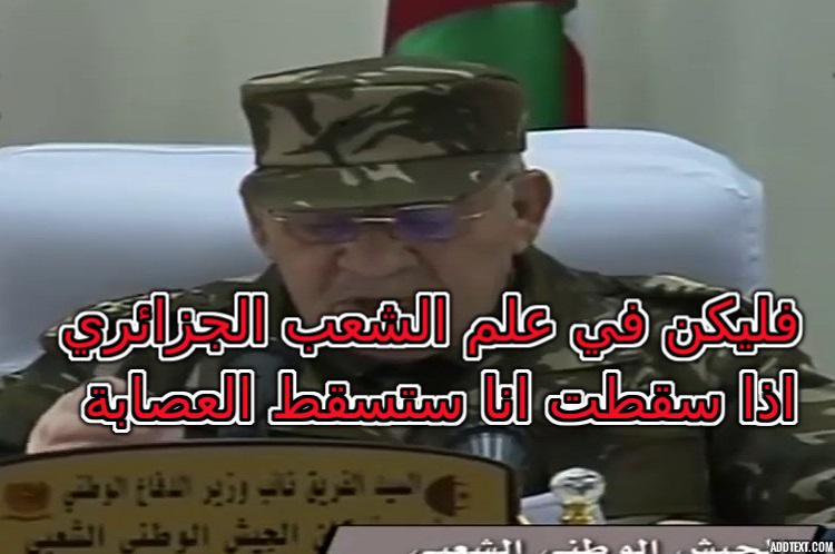 الشعب الجزائري يتخلص من متلازمة تقديس الجنرالات ويزلزل عرش القايد صالح