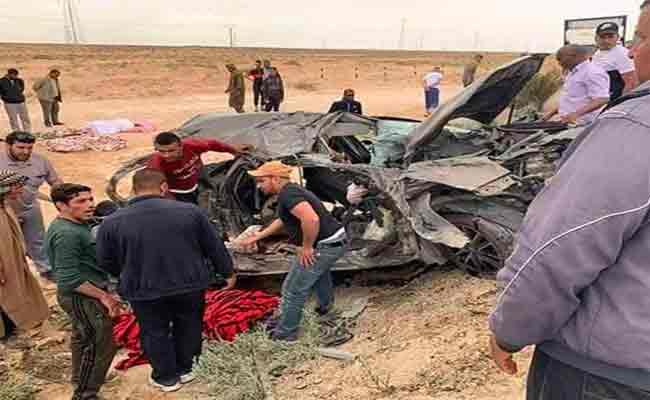 مقتل أم و أطفالها الثلاثة في مجزرة مرورية ببسكرة