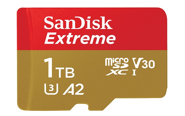 شركة سانديسك تبدأ بيع بطاقة ذاكرة MicroSD بسعة تخزين خيالية