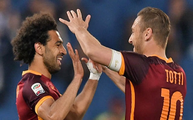 النجم الإيطالي توتي أتمنى فوز صلاح بدوري الأبطال