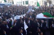 الحراك الشعبي : مسيرة المحامين تطالب بإطلاق سراح المعتقلين