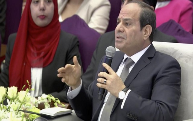 السيسي يرد على الممثل المصري ويخوف الشعب بسيناريو سوريا...