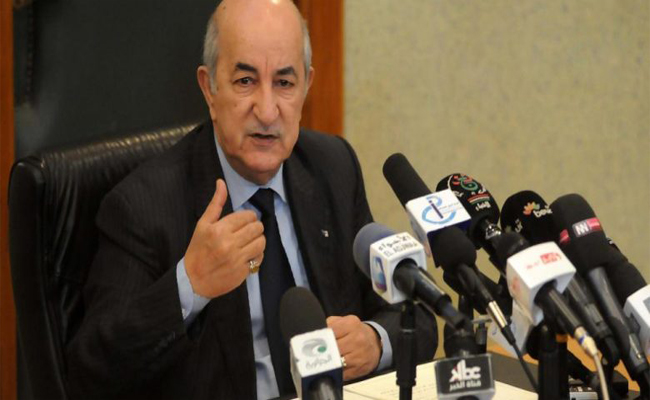 تبون : في حالي انتخابي رئيسا