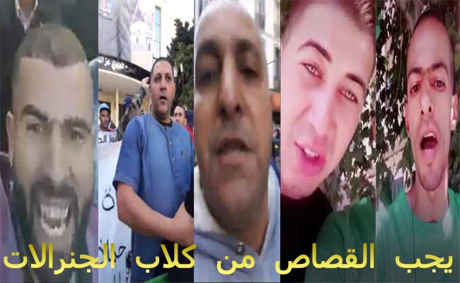 بلطجية اللواء سعيد شنقريحة يعتدون على المتظاهرين (حتى النساء وأطفال) بالأسلحة البيضاء