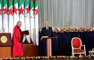 تبون يؤدي اليمين الدستورية  ليباشر مهامه رسميا كرئيس للجمهورية