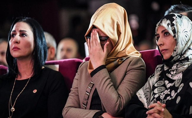 خطيبة خاشقجي رد فعل ترامب كسر قلبي