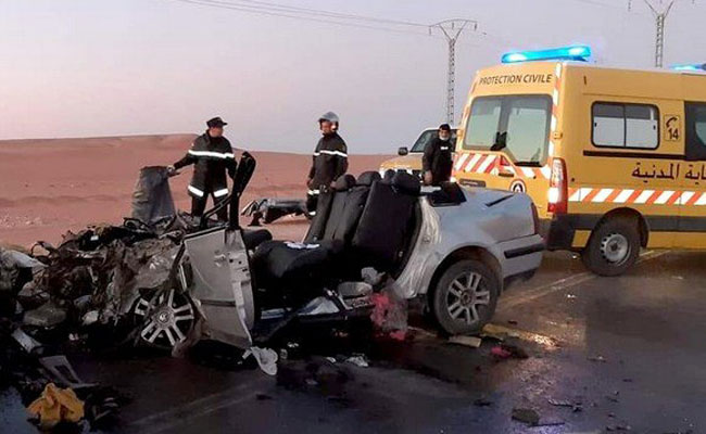 مجزرة مرورية تخلف 6 قتلى وجريح بالقرب من القرارة بغرداية