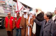 الهلال الأحمر الجزائري يوزع مساعدات إنسانية على أزيد من 300 عائلة معوزة بتين زواتين بتمنراست