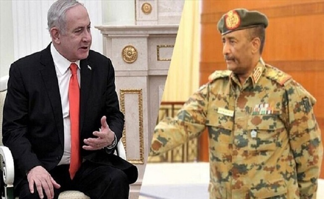 لقاء برهان مع نتنياهو طعنة للقضية الفلسطينية