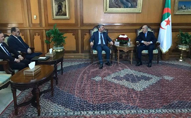 استقبال تبون وفدا عن حركة الاصلاح الوطني برئاسة فيلالي غويني
