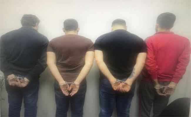 الإطاحة بعصابة استغلت الحجر الصحي للسطو المسلح على المنازال بغرداية