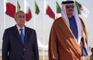 تبون يتلقى مكالمة هاتفية من أمير دولة قطر