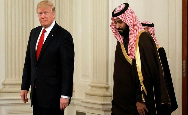 ترامب هدد غلامه بن سلمان بسحب حمايته له