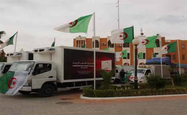 النعامة تدعم سكان البليدة بـ200 رأس غنم و16 ألف قارورة مياه معدنية...