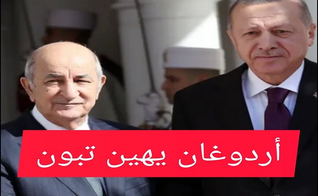 في اتصال هاتفي أردوغان يخاطب تبون بالكرغلي ويذكره بهزائم حفتر