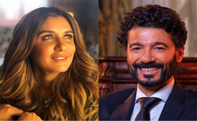 خالد النبوي و غادة عادل يلتقيان لأول مرة في