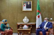 شنين يستقبل سفيرة اندونيسيا بالجزائر