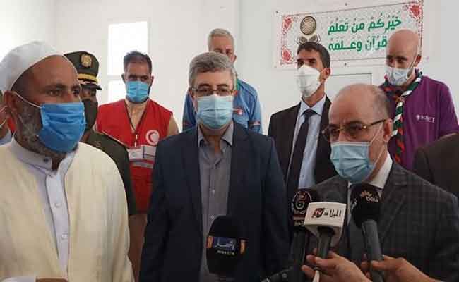 بلمهيدي يؤكد أن انضباط المصلين و التزامهم