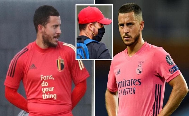 مستقبل هازارد مع ريال مدريد مجهول بسبب الزيادة في الوزن