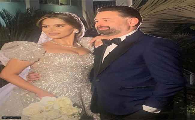 عروس أمير شاهين تخطف الأنظار في ليلة العمر بحضور نجوم الفن في مصر...