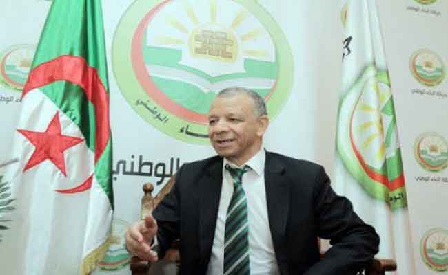 حركة البناء الوطني تدعو الجزائريين إلى التصويت ب