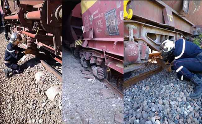 قطار لتقل البضائع ينحرف عن مساره في البليدة