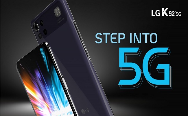 هاتف LG K92 5G يدعم شبكات 5G...