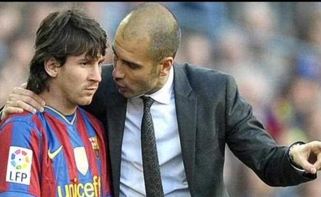 غوارديولا نجح مع برشلونة بفضل ميسي...