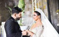 تامر حسني يزف رنا سماحة و شريك حياتها الى قفص الزوجية...