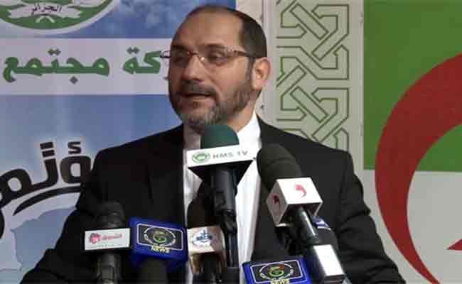 مقري يدعو إلى عقد اجتماع للبرلمان بغرفتيه