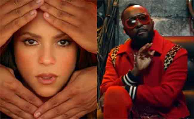 شاكيرا تجذب الأنظار مع فرقة Black Eyed Peas في كليب GIRL LIKE ME...