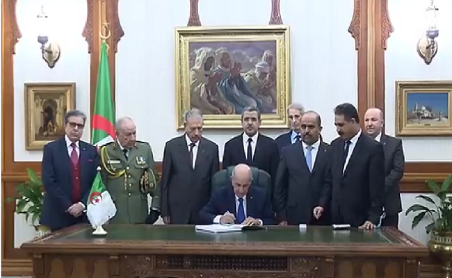 قانون المالية الذي أمضى عليه تبون لا قيمة له بحكم سلطة الشعب
