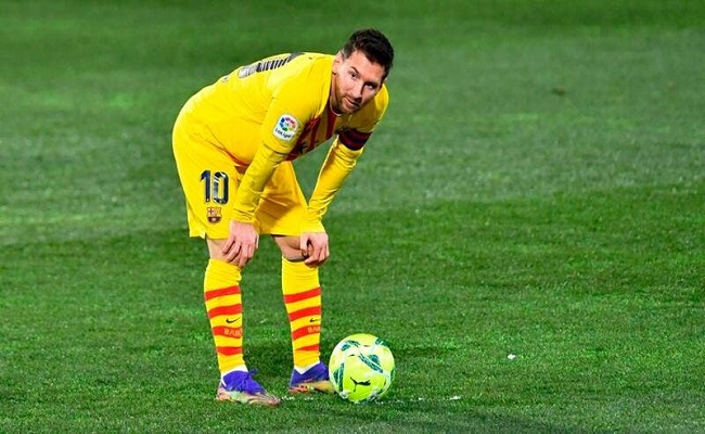 ميسي يغيب عن برشلونة...