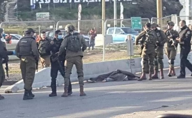 الجيش الإسرائيلي يطلق النار على فلسطيني