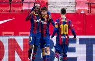 ميسي يقود برشلونة للتغلب على إشبيلية...