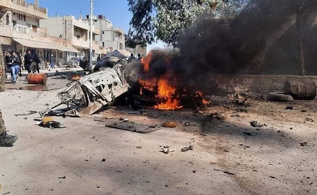 في سوريا  4قتلى بانفجار في رأس العين