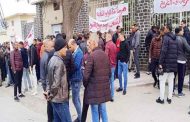 احتجاج المواطنين بالبرواقية للمطالبة بتوزيع السكنات الاجتماعية