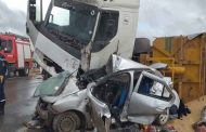 اصطدام شاحنتين يخلف قتيل و جريحين و وزير الصحة يعزي