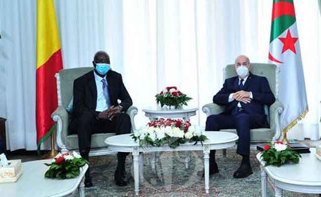 استقبال رئيس الجمهورية تبون لنظيره المالي باه انداو